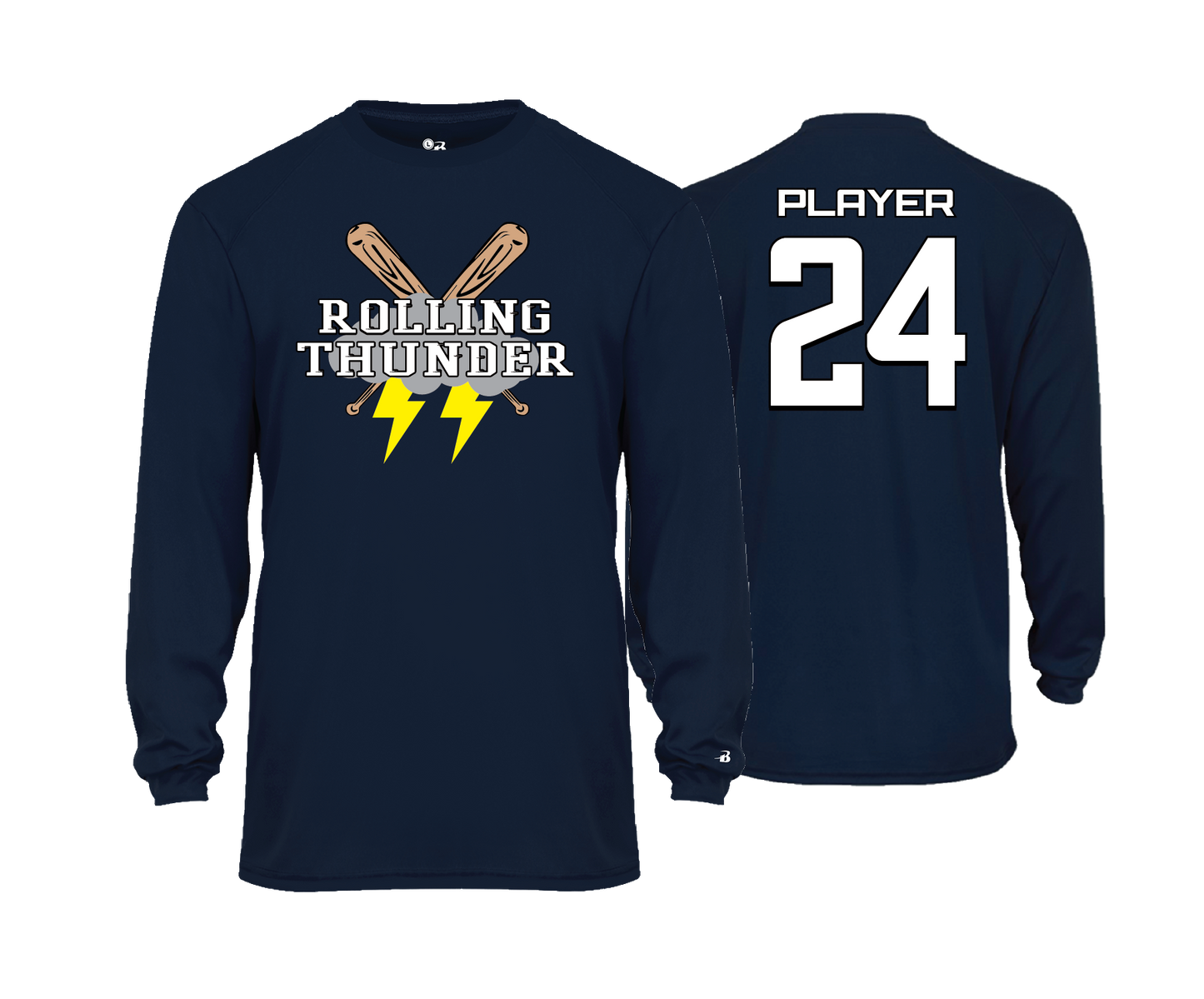 Rolling Thunder - DTF | Unisex Long Sleeve Performance Tee