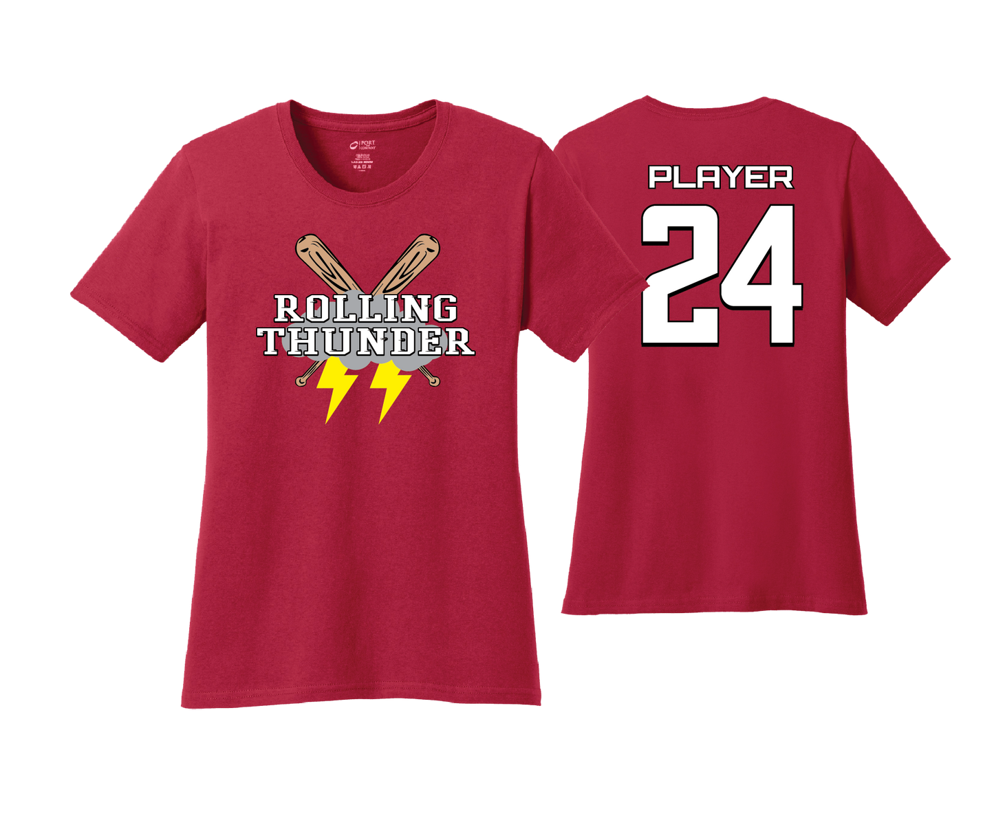 Rolling Thunder - DTF | Women's Short Sleeve Cotton Tee