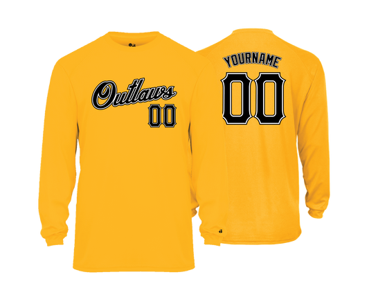 Outlaws - DTF | Unisex Long Sleeve Performance Tee