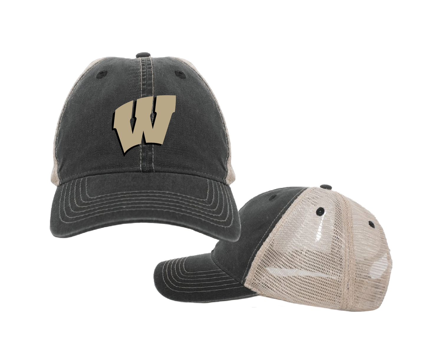 Warriors - Vintage "Dirty" Trucker Snapback