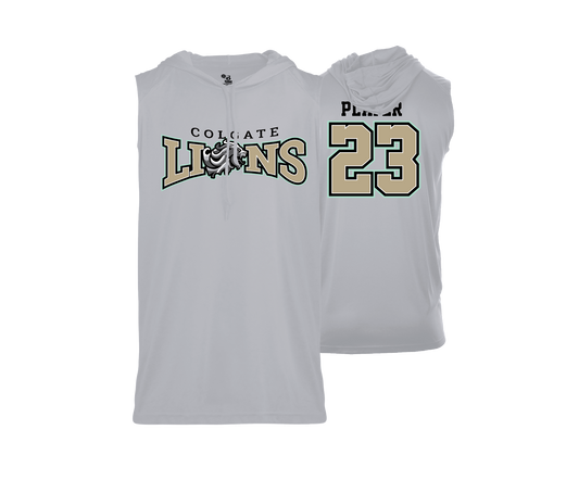 Colgate Lions - DTF | Men's Sleeveless Hooded Performance Tee