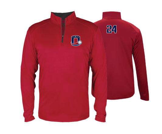 Octorara Baseball - DTF | Men's Long Sleeve Performance 1/4 Zip
