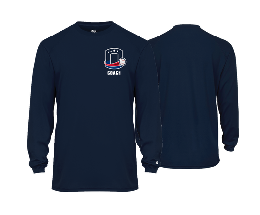 Octorara Baseball - COACH - DTF | Unisex Long Sleeve Performance Tee