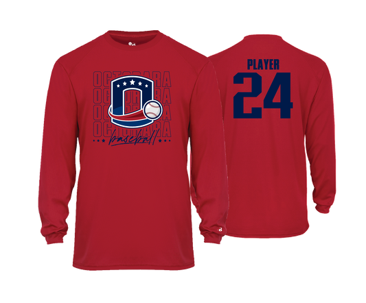 Octorara Baseball - DTF | Unisex Long Sleeve Performance Tee