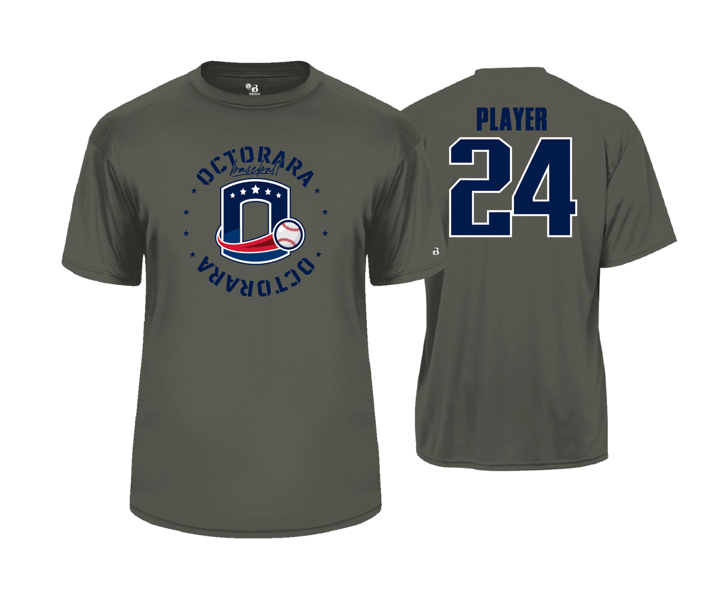Octorara Baseball - OD GREEN - DTF | Unisex Short Sleeve Performance Tee