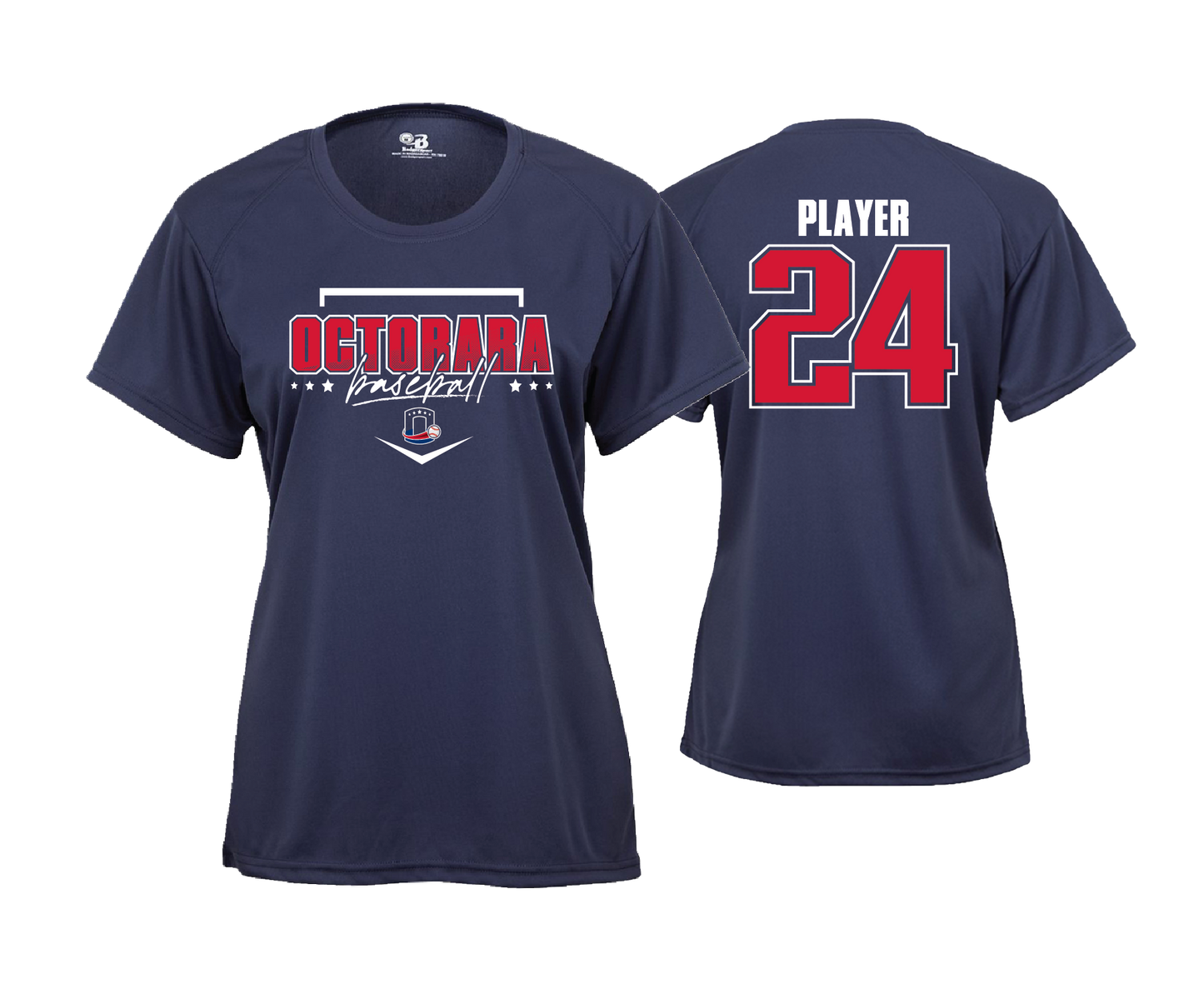 Octorara Baseball - HOMEPLATE - DTF | Women's Short Sleeve Performance Tee