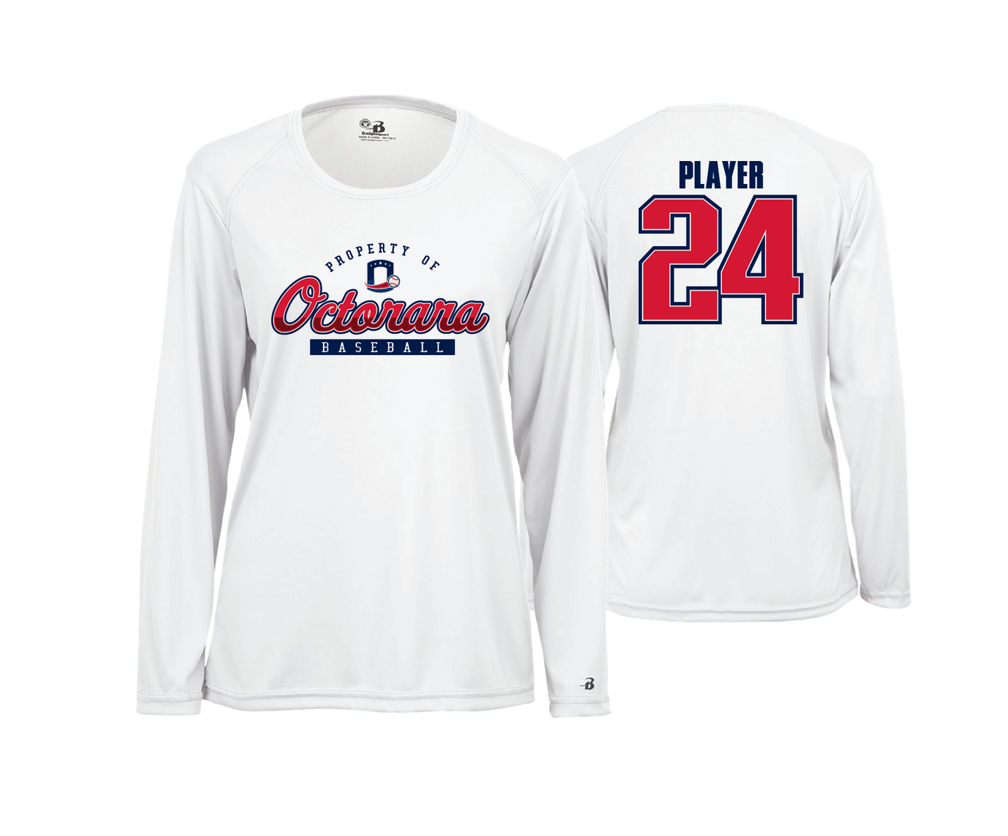 Octorara Baseball - DTF | Women's Long Sleeve Performance Tee