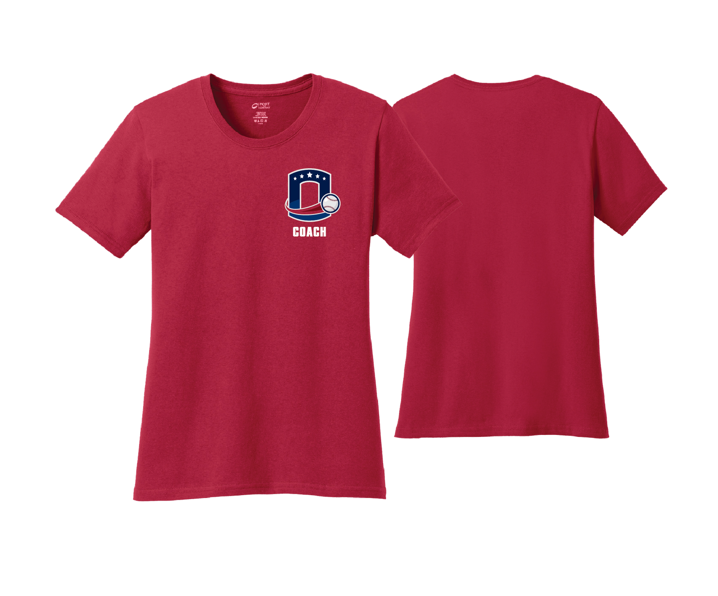 Octorara Baseball - COACH - DTF | Women's Short Sleeve Cotton Tee