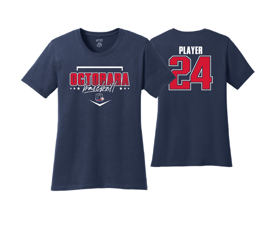 Octorara Baseball - DTF | Women's Short Sleeve Cotton Tee