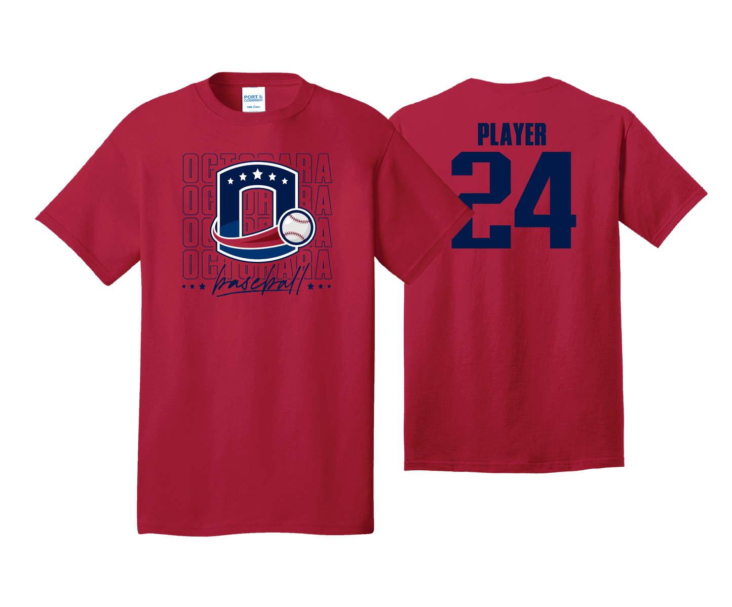 Octorara Baseball - DTF | Unisex Short Sleeve Cotton Tee