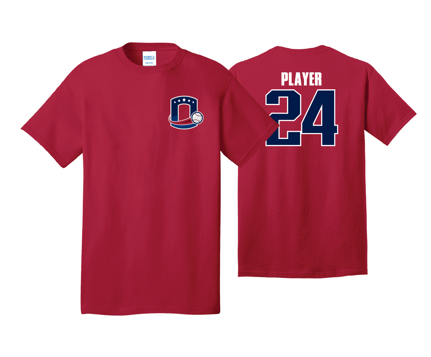 Octorara Baseball - LEFT CHEST LOGO - DTF | Unisex Short Sleeve Cotton Tee