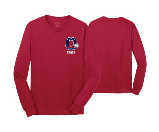Octorara Baseball - COACH - DTF | Unisex Long Sleeve Cotton Tee