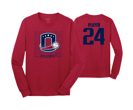 Octorara Baseball - DTF | Unisex Long Sleeve Cotton Tee