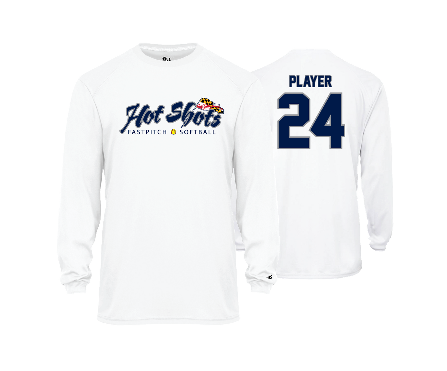 Hot Shots - DTF | Unisex Long Sleeve Performance Tee