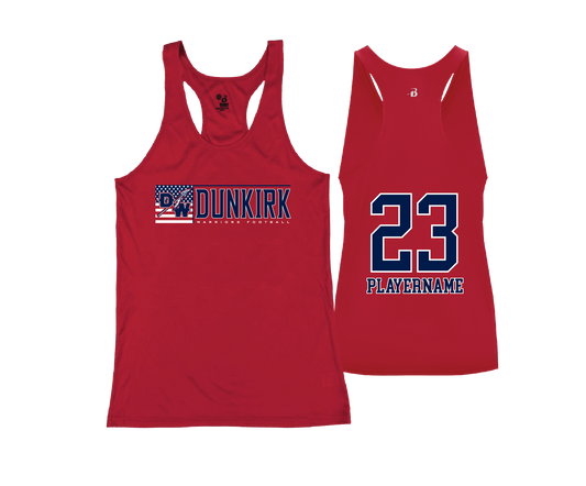 Dunkirk Warriors - DTF | Women's Performance Racerback