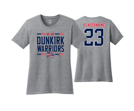 Dunkirk Warriors - DTF | Women's Short Sleeve Cotton Tee