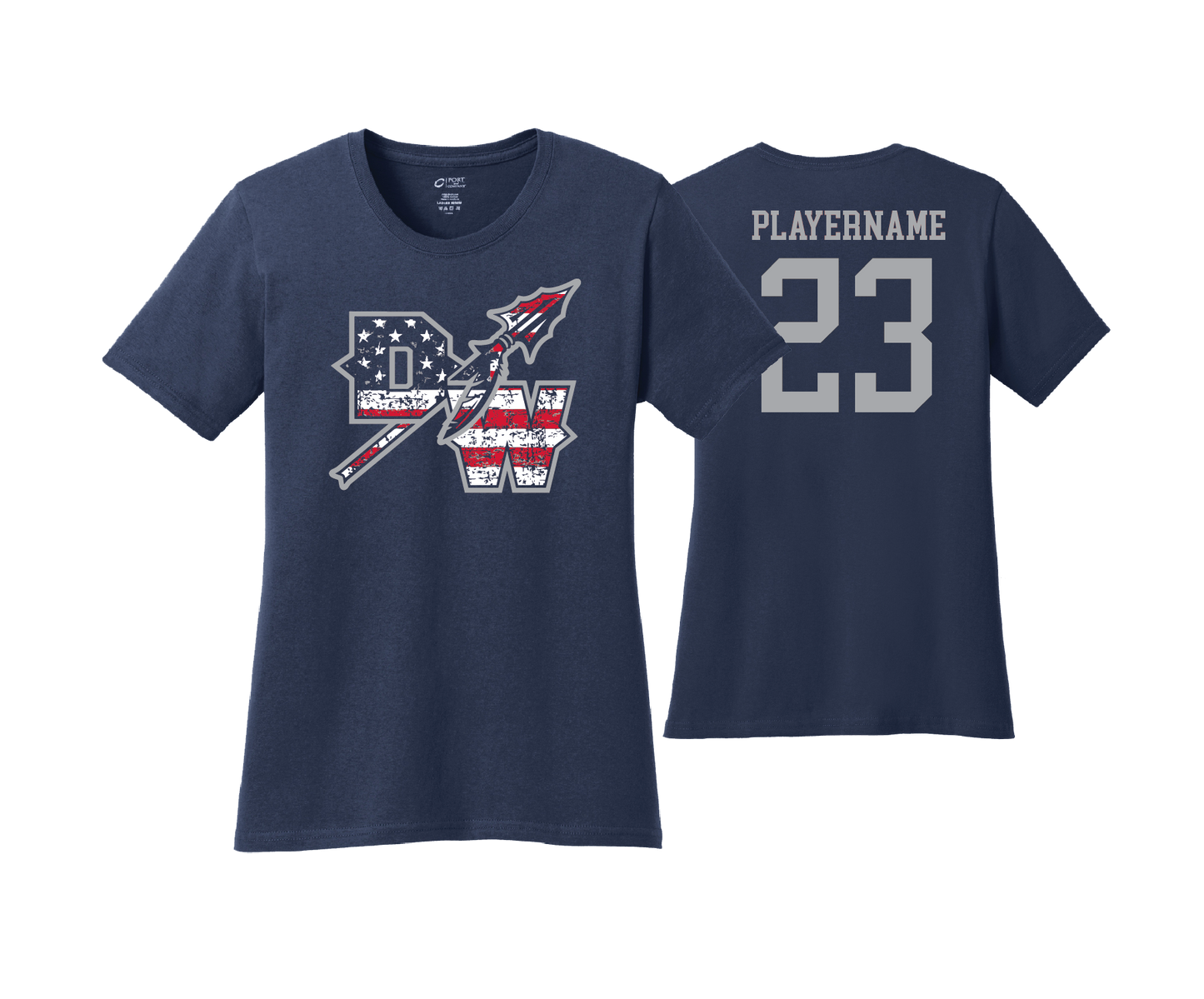 Dunkirk Warriors - DTF | Women's Short Sleeve Cotton Tee