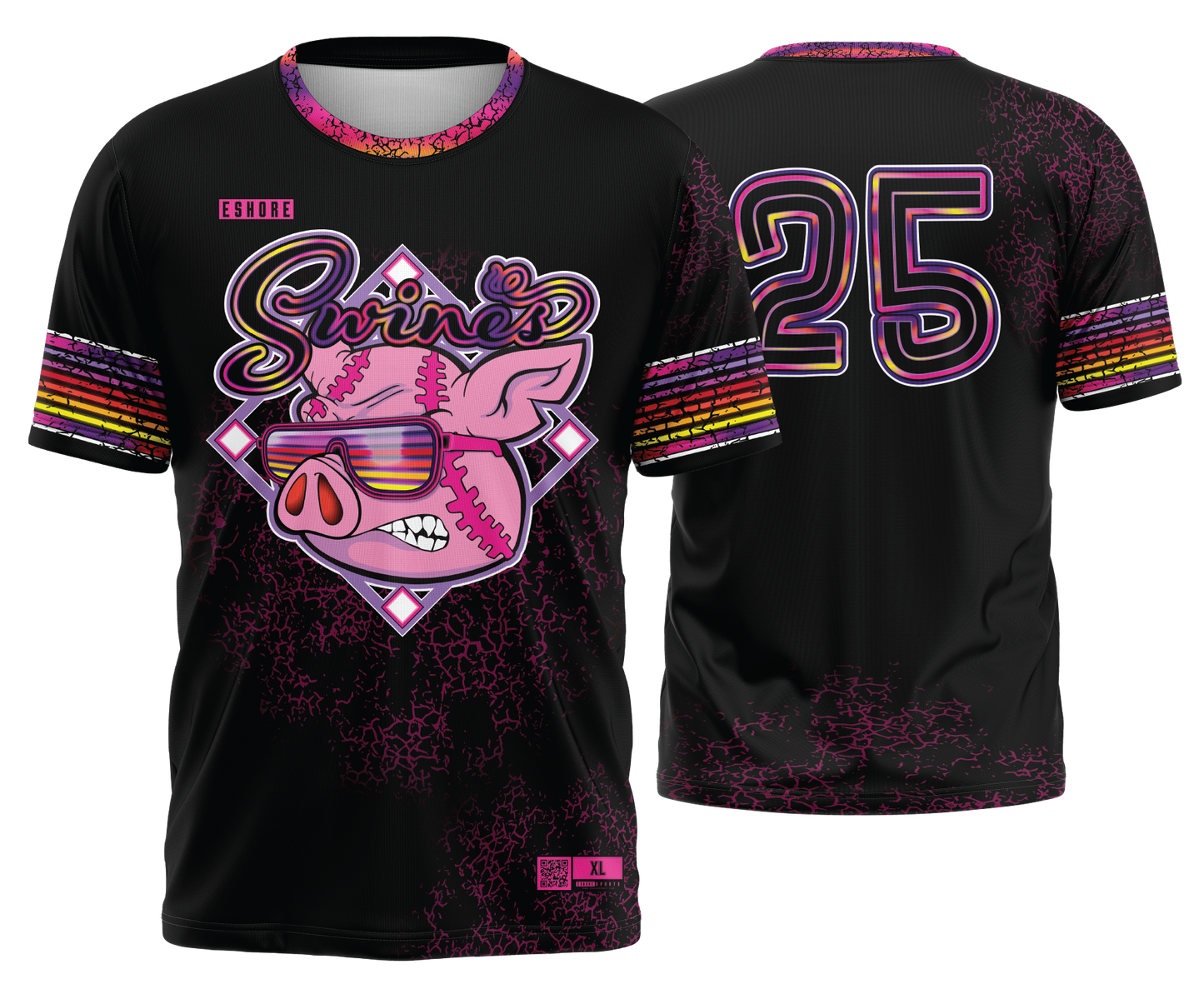 Swines - BLACK - FDS | Short Sleeve Jersey