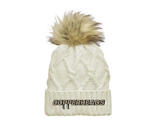 Copperheads - Faux Fur Pom Beanie
