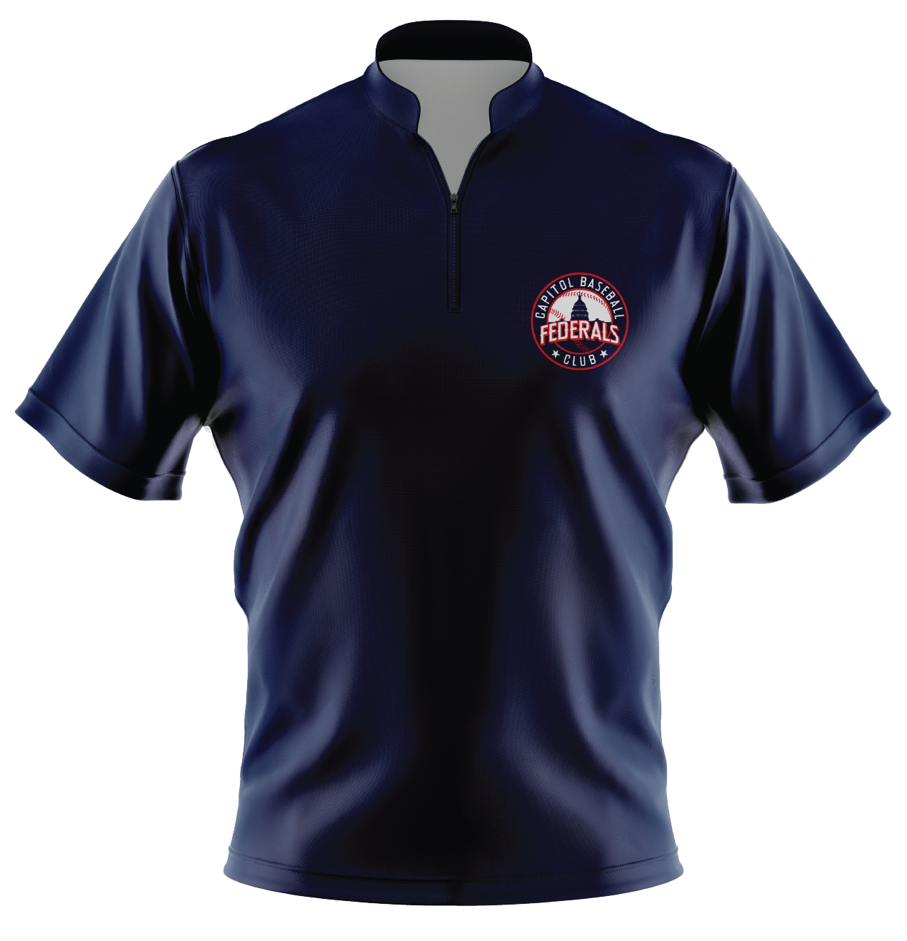 Capitol Baseball Club - FDS | Unisex Short Sleeve 1/4 Zip BP Jacket