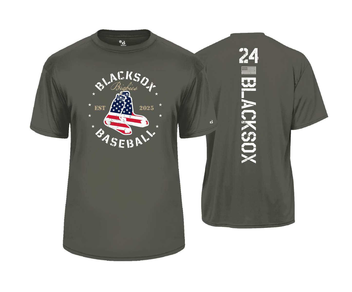 BSP Blacksox - MILITARY - DTF | Unisex Short Sleeve Performance Tee