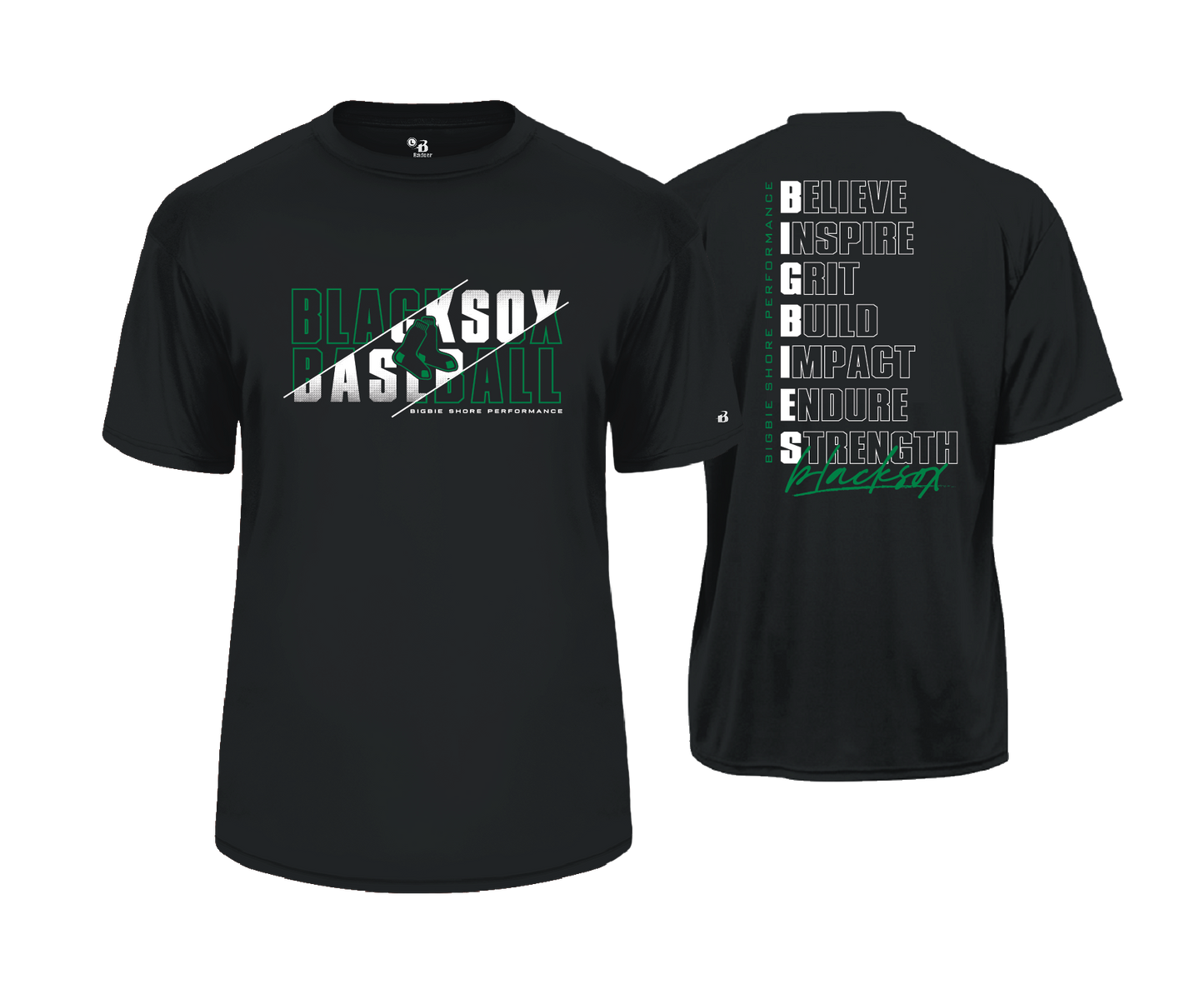 BSP Blacksox - BIGBIES - DTF | Unisex Short Sleeve Performance Tee