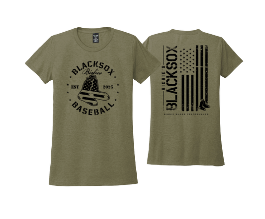 BSP Blacksox - MILITARY - DTF | Short Sleeve Allmade® Tri-Blend Tee