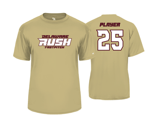 Delaware Rush - DTF | Unisex Short Sleeve Performance Tee