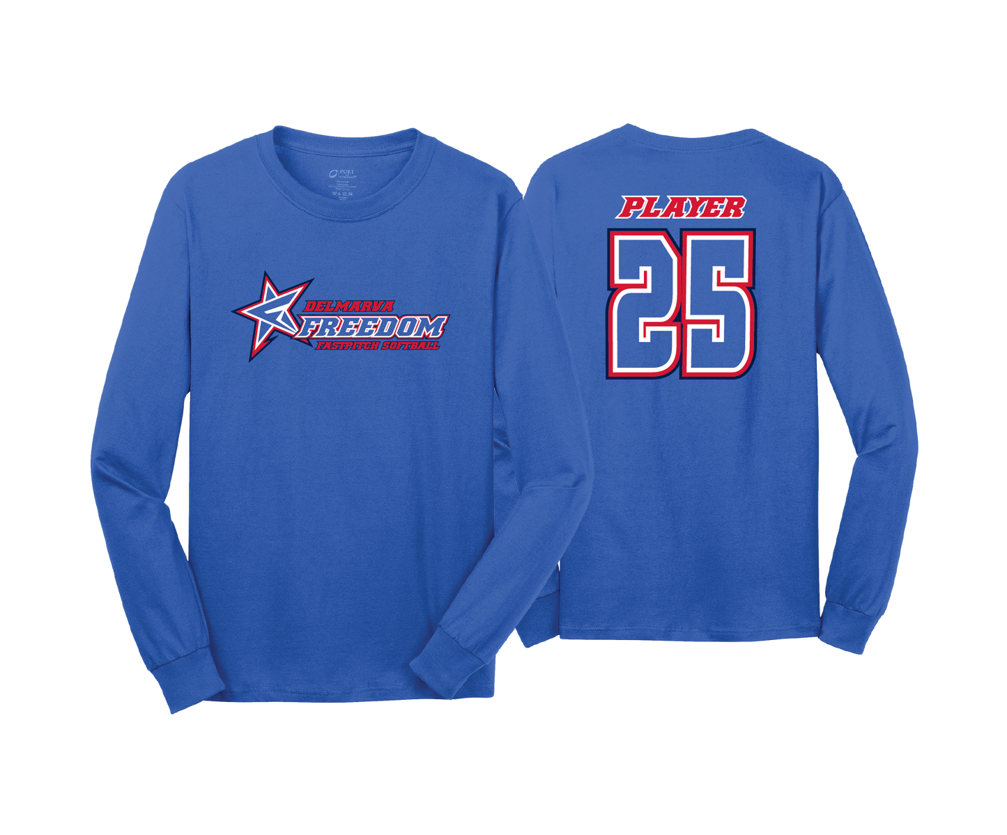 Delmarva Freedom - DTF | Unisex Long Sleeve Cotton Tee