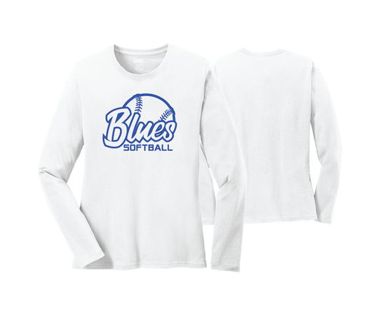 Bayside Blues - 2023 - DTF | Women's Long Sleeve Cotton Tee