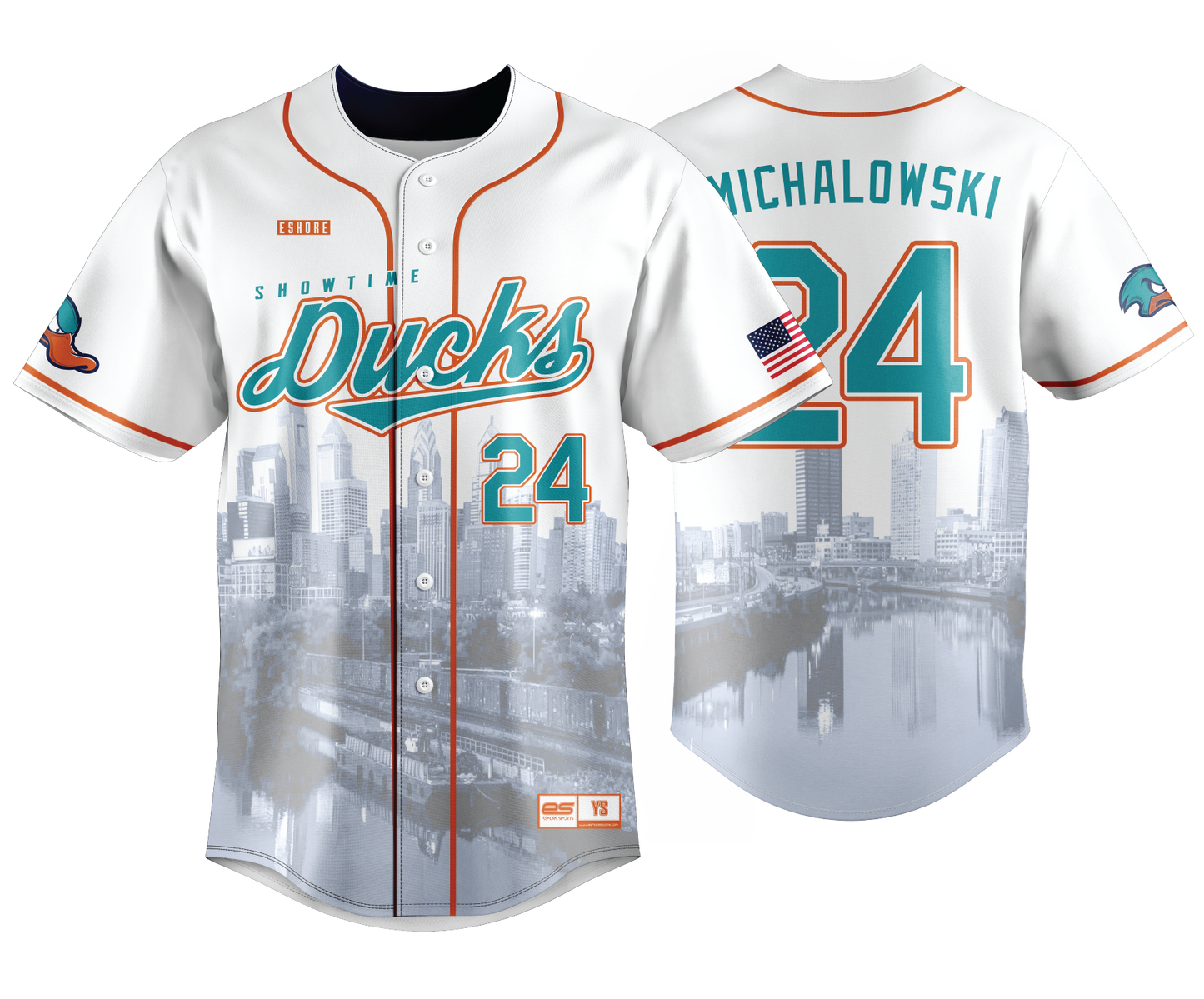 Showtime Ducks - FDS | Full Button Down Jersey