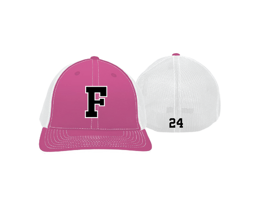 Finksburg Baseball - PINK - PERSONALIZED | Fitted Trucker