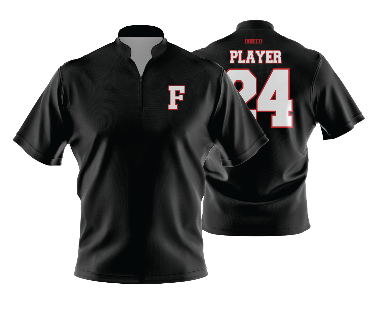 Finksburg Baseball - FDS | Unisex Short Sleeve 1/4 Zip BP Jacket (with 2 Side Pockets)