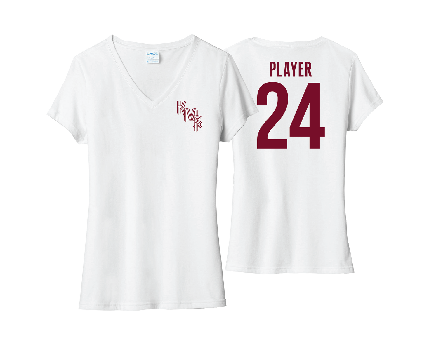 KMS-Short Sleeve Cotton Tees (Women)