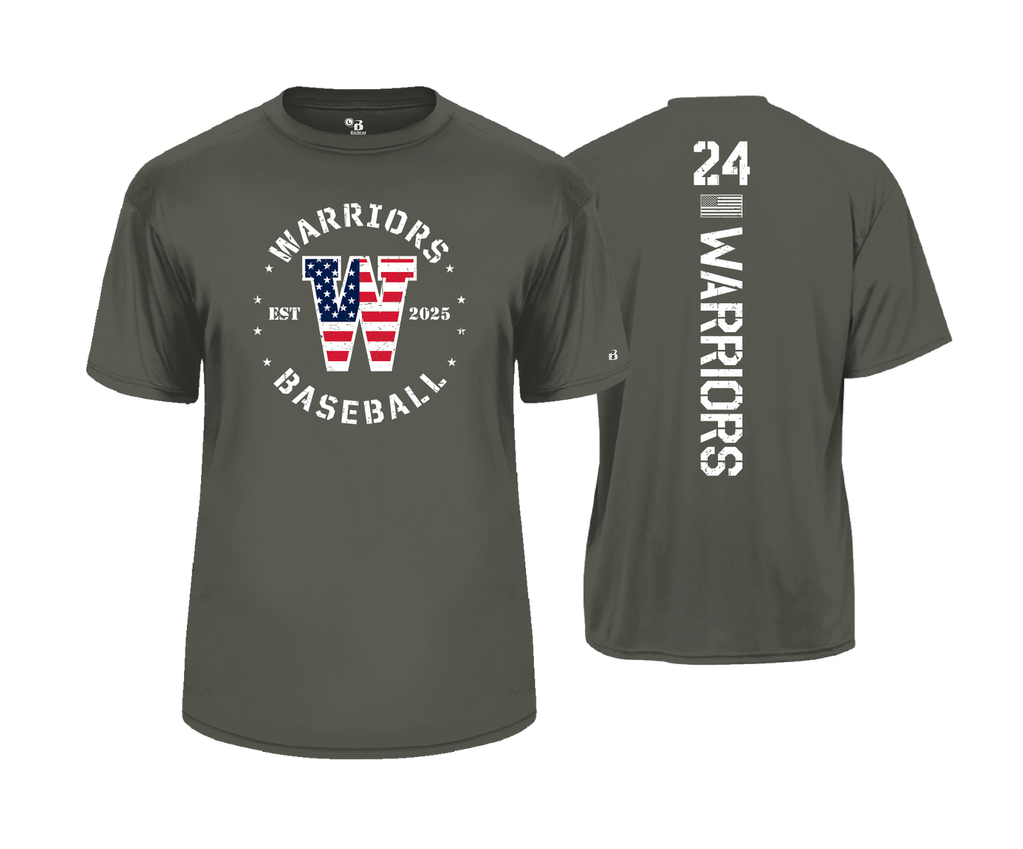 Warriors BCCC - MILITARY - DTF | Unisex Short Sleeve Performance Tee