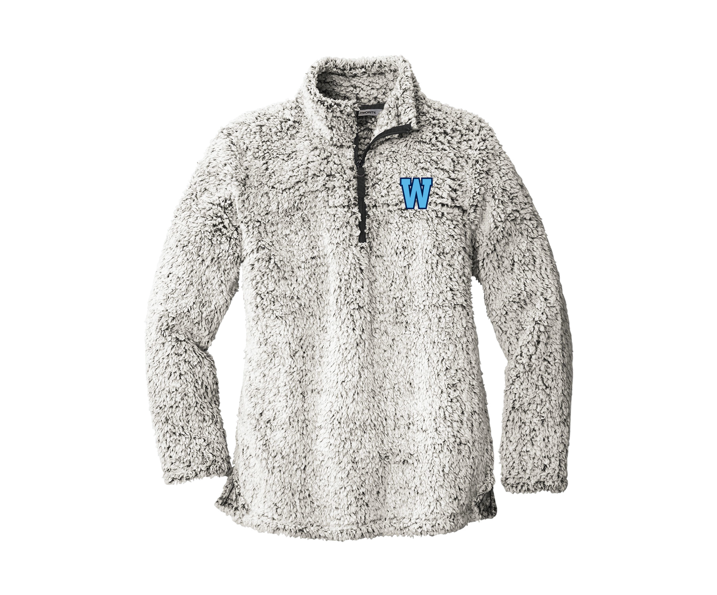 Warriors BCCC - Embroidered | Women's 1/4 Zip Sherpa Fleece