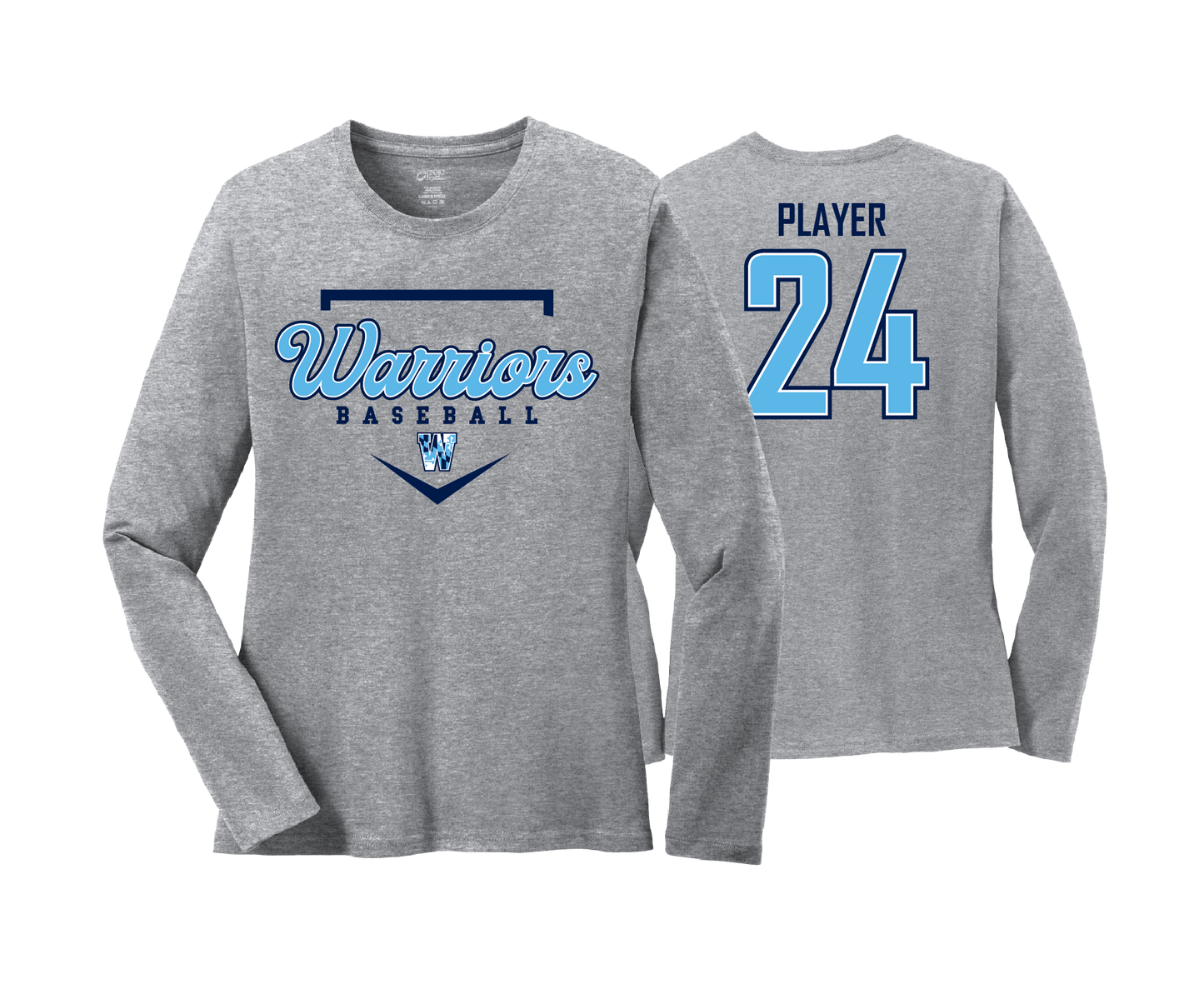 Warriors BCCC - DTF | Women's Long Sleeve Cotton Tee