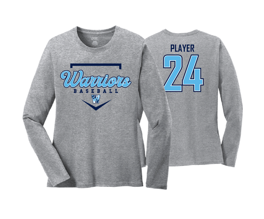 Warriors BCCC - DTF | Women's Long Sleeve Cotton Tee