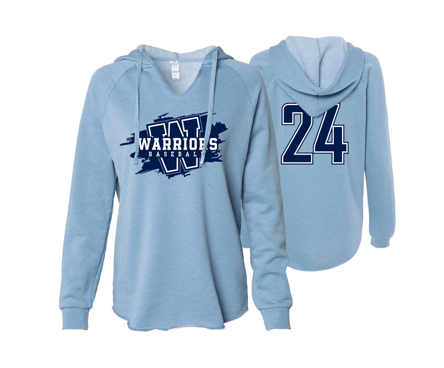 Warriors BCCC - DTF | Women's Wave Wash Hoodie