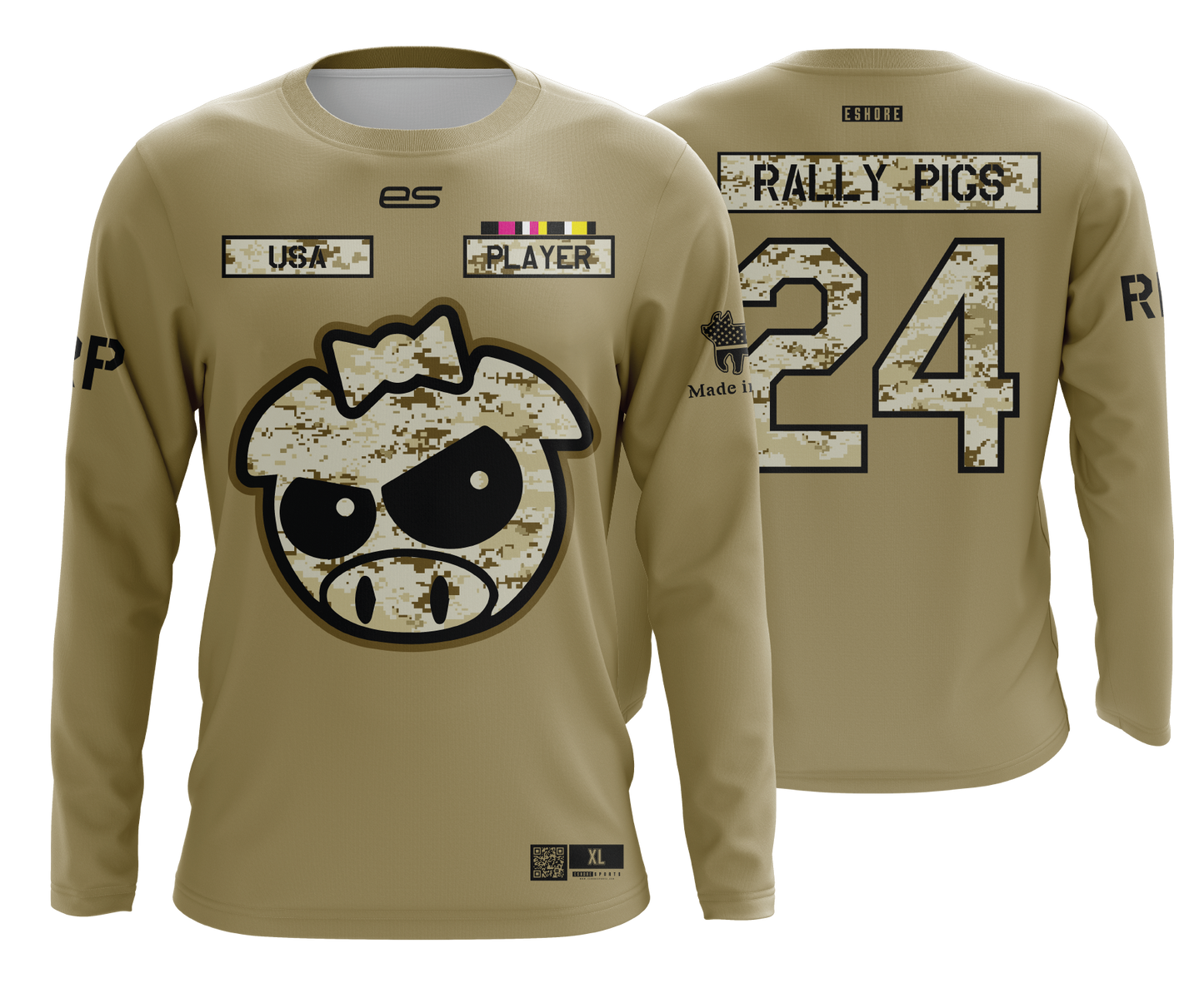 Rally Pigs - MILITARY - FDS | Long Sleeve Jersey