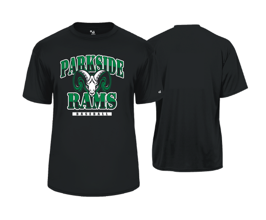 Parkside High School - BASEBALL - Black - DTF | Unisex Short Sleeve Performance Tee