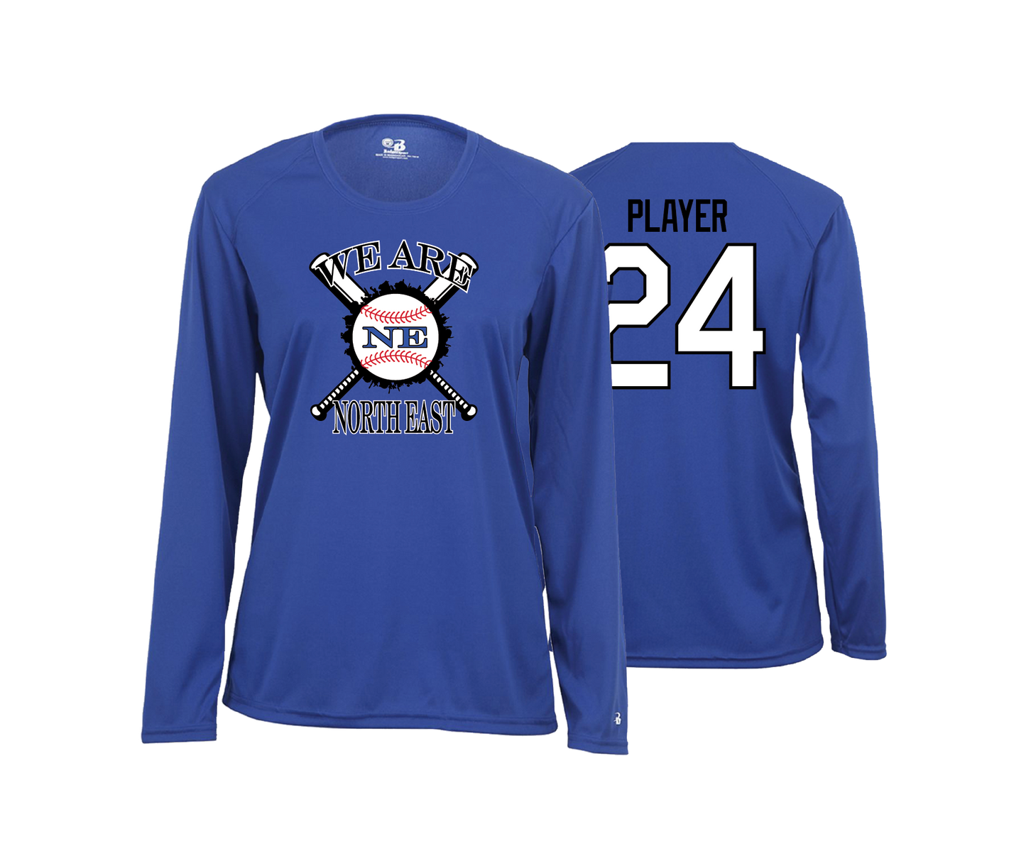 WE ARE NE - Women's LS Performance Tee's
