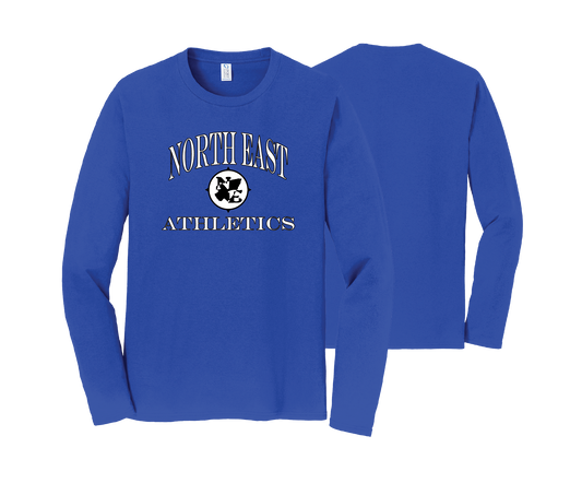 NE Athletics - DTF | Unisex Long Sleeve Cotton Tee