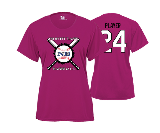 North East BB & SB - SS Women's Performance Tee's
