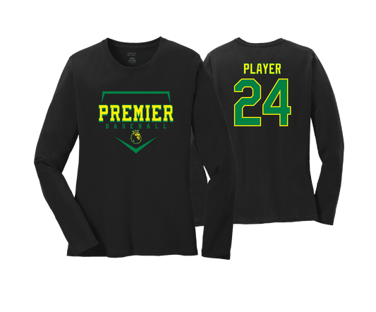 Premier League - DTF | Women's Long Sleeve Cotton Tee