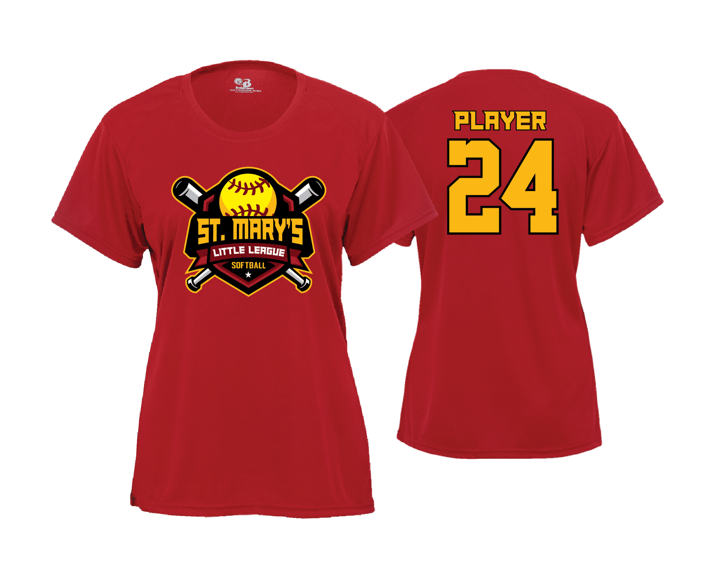 St. Mary's Softball - Women's SS Performance Tee