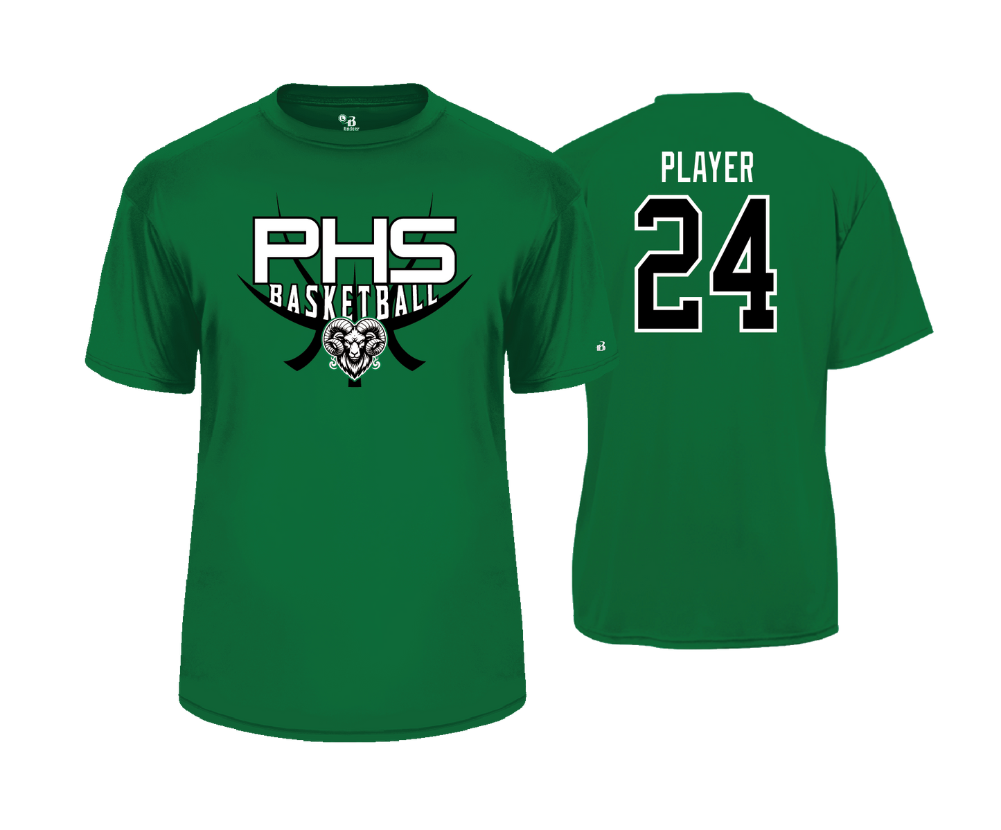 Parkside High School - BASKETBALL - Kelly Green - DTF | Unisex Short Sleeve Performance Tee