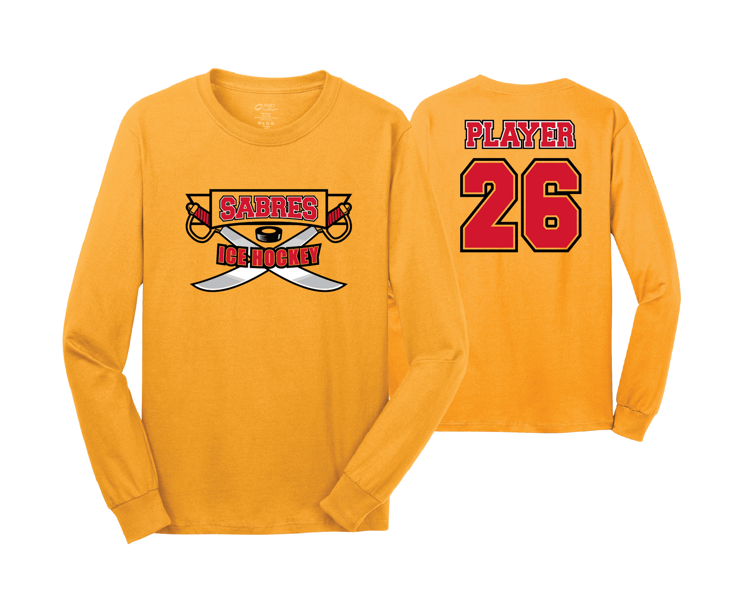 Sabres Ice Hockey - DTF | Unisex Long Sleeve Cotton Tee