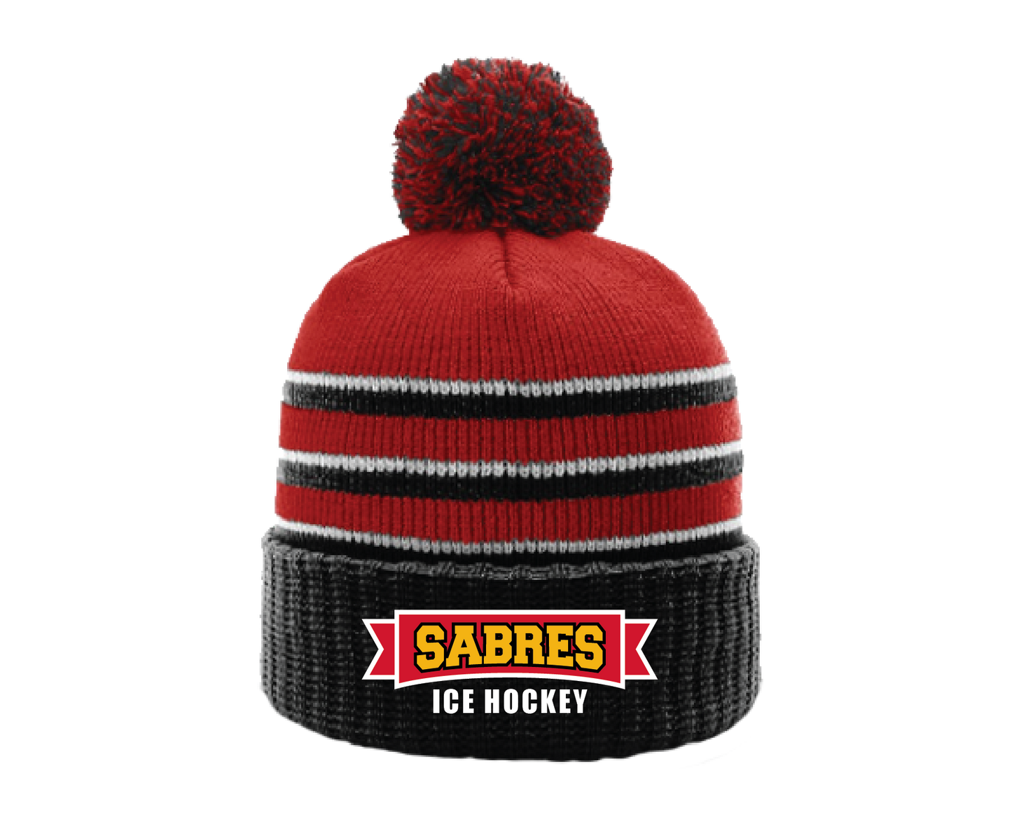 Sabres Ice Hockey - Pom Beanie