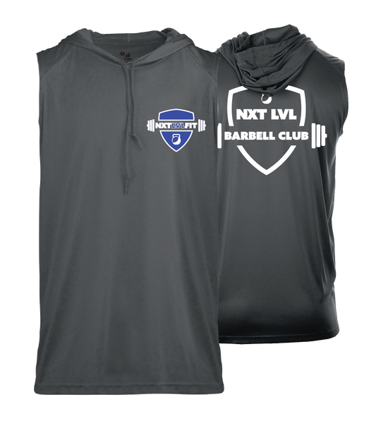NXT LVL FIT - Barbell Club - DTF | Men's Sleeveless Hooded Performance Tee